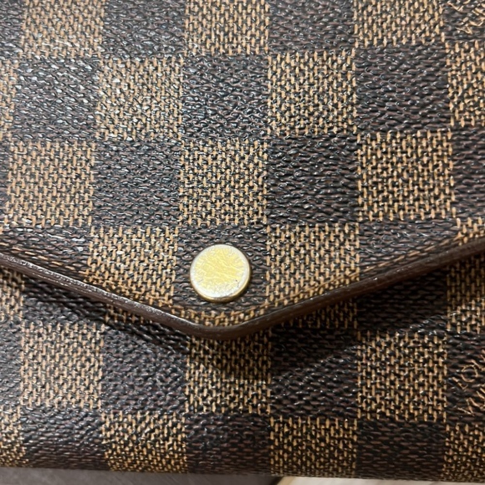 Louis Vuitton Damier Ebene vintage wallet‎ - Picture 2 of 11